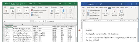 mass email list excel